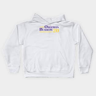 Orgeron Burrow 2020 Kids Hoodie